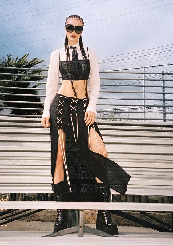 Women's Chic Apparel Night Wins Every Time Midi Skirt