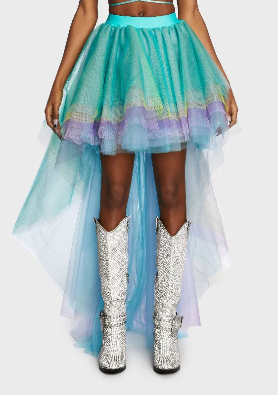 Women's Romantic Outfit Nymph Princess Tulle Skirt - Pastel