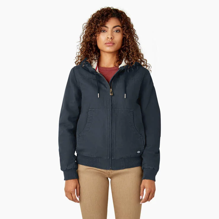 Charming Women's Holiday Apparel Dickies Women's Fleece Lined Duck Canvas Jacket