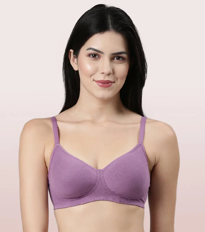Women's Chic Outfit Enamor Fab-Cool Stretch Cotton Everyday Bra for Women- High Coverage, Non Padded and Wirefree Women's Chic Outfit Enamor Fab-Cool Stretch Cotton Everyday Bra for Women- High Coverage, Non Padded and Wirefree