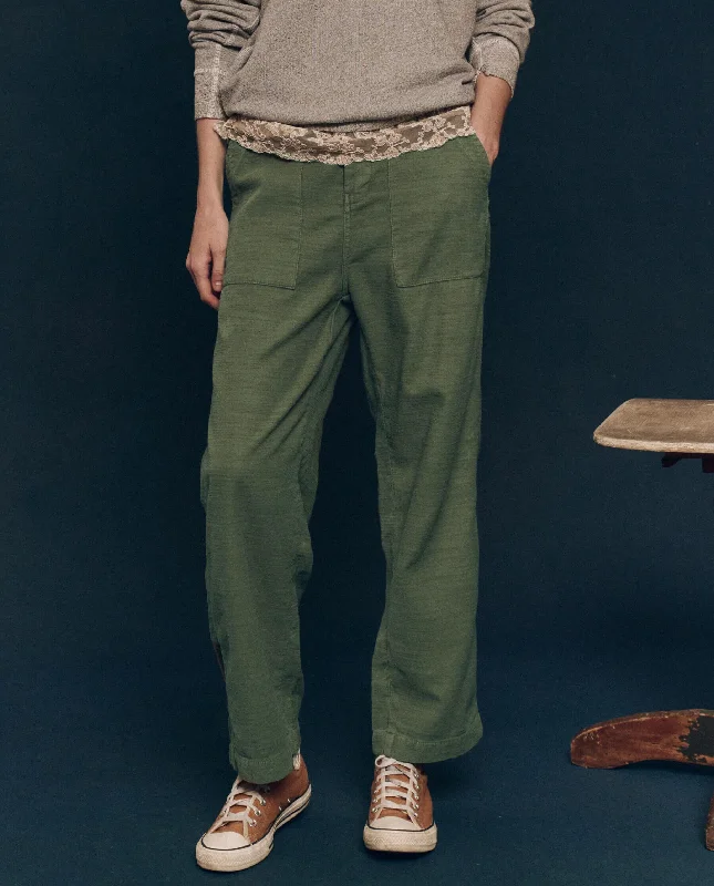 Women's Outfit For The Office The Admiral Pant. -- Classic Army