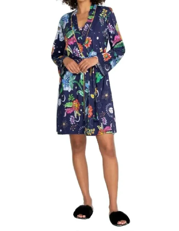 Women's Clothing For Holiday Travel Aurora Borealis Sleep Robe In Multi