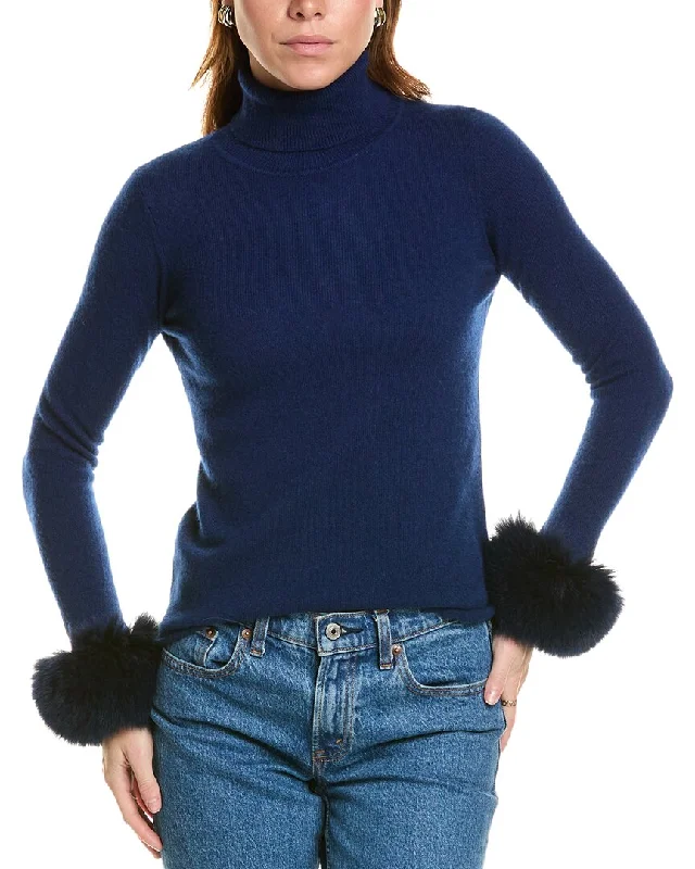 Classic Clothes For Women sofiacashmere Turtleneck Cashmere Sweater