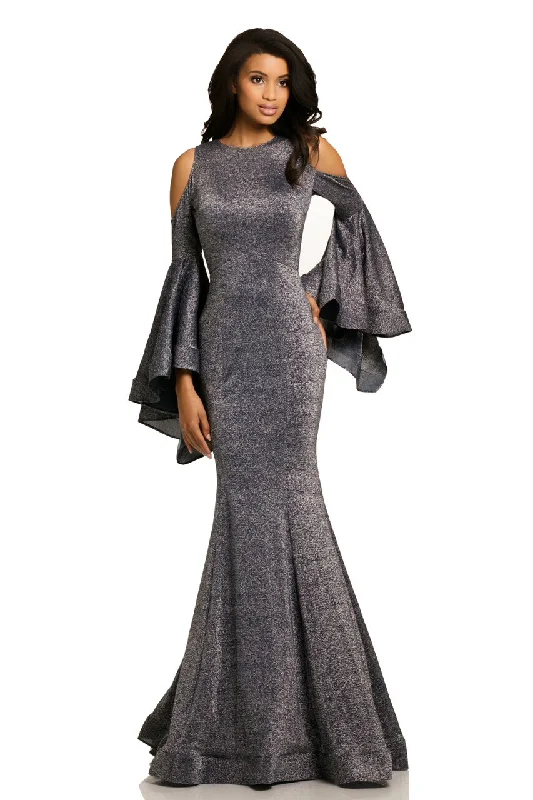 Holiday Attire Sale Johnathan Kayne 8111 Size 2 Long Backless Bell Sleeve Dress Shimmer Mermaid Formal Holiday Attire Sale Johnathan Kayne 8111 Size 2 Long Backless Bell Sleeve Dress Shimmer Mermaid Formal
