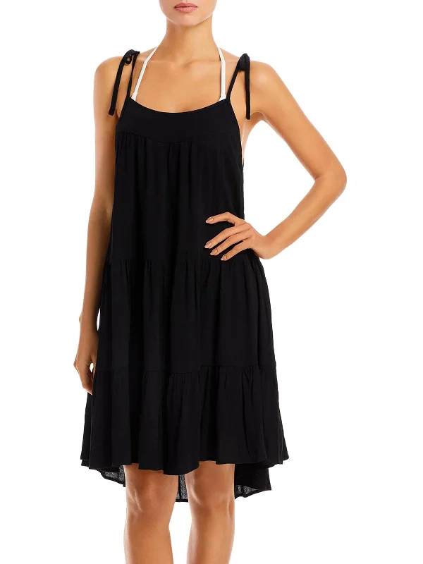 Women's Chic Outfit Womens Swing Tiered Cover-Up