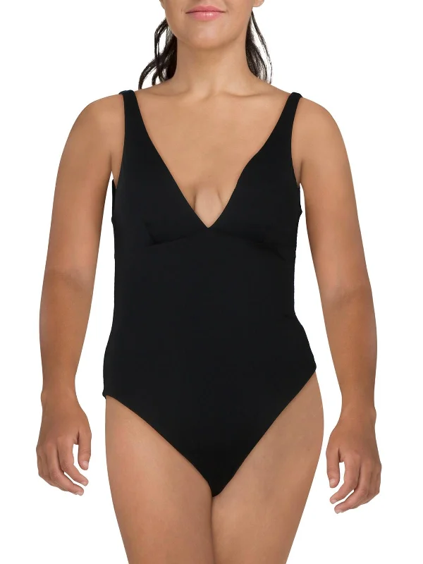 Women's Party Clothes Womens Solid Nylon One-Piece Swimsuit