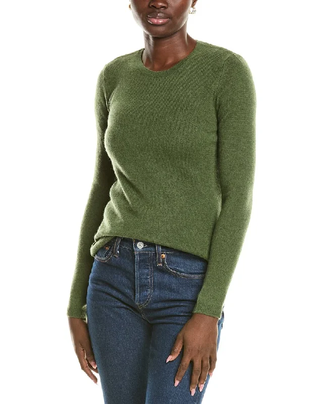 Women's Clothing For Holiday Travel Forte Cashmere Crewneck Cashmere Sweater