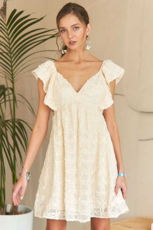 Weekend Sale Maya Ruffle Sleeve Dress
