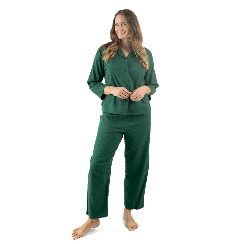 Women's Trendy Casual Outfit Womens Two Piece Flannel Pajamas