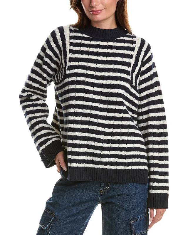 Women's Functional Apparel For Outdoor Activities Weekend Max Mara Bird Wool Sweater