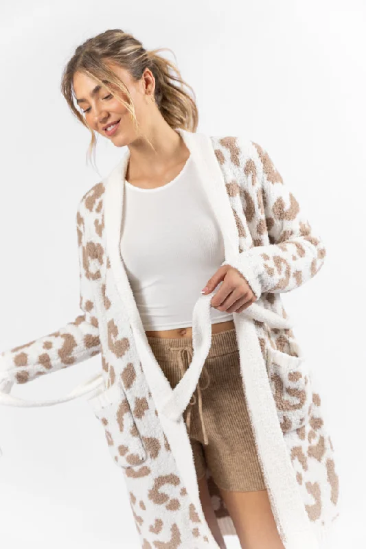 Women's Functional Apparel For Outdoor Activities It Was All A Dream Light Leopard Robe FINAL SALE Women's Functional Apparel For Outdoor Activities It Was All A Dream Light Leopard Robe FINAL SALE