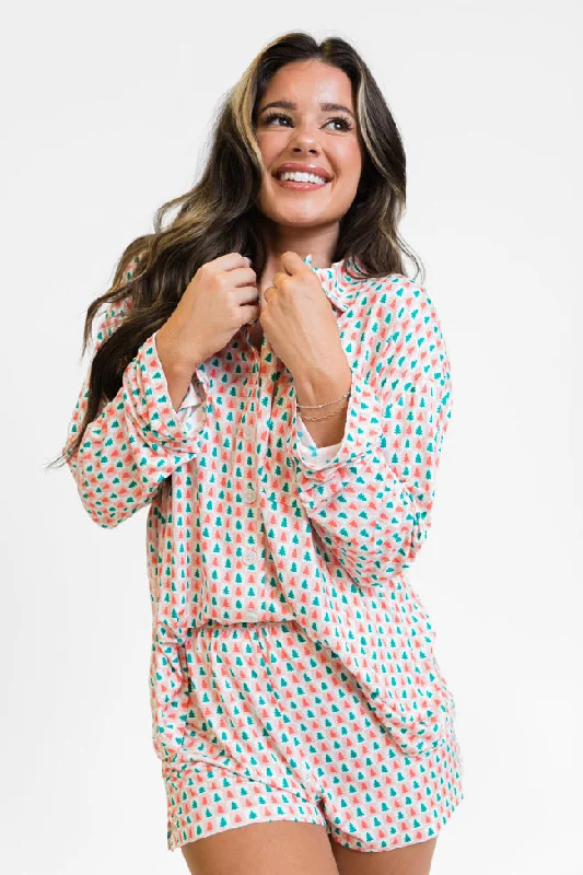 Women's Vintage-Inspired Clothing Sweet Dreams In Rockin' Around Bamboo Pajama Set FINAL SALE Women's Vintage-Inspired Clothing Sweet Dreams In Rockin' Around Bamboo Pajama Set FINAL SALE