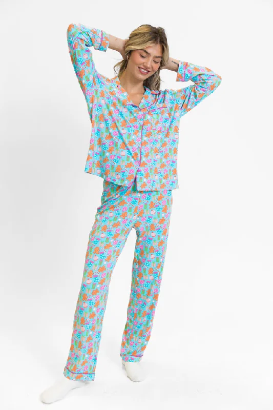 Women's Trendy Activewear Apparel Under The Stars In Christmas Cheer Bamboo Pajama Pants FINAL SALE Women's Trendy Activewear Apparel Under The Stars In Christmas Cheer Bamboo Pajama Pants FINAL SALE