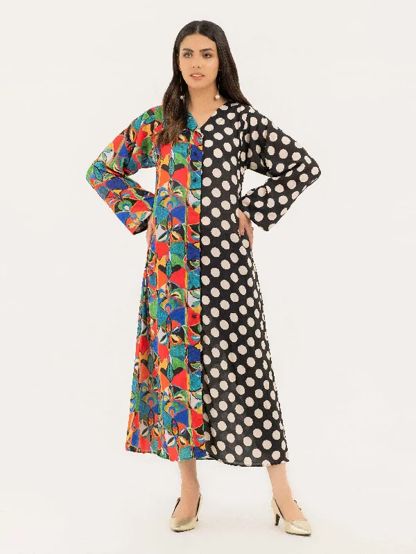 Shop Ladies Clothes Printed Grip Dress