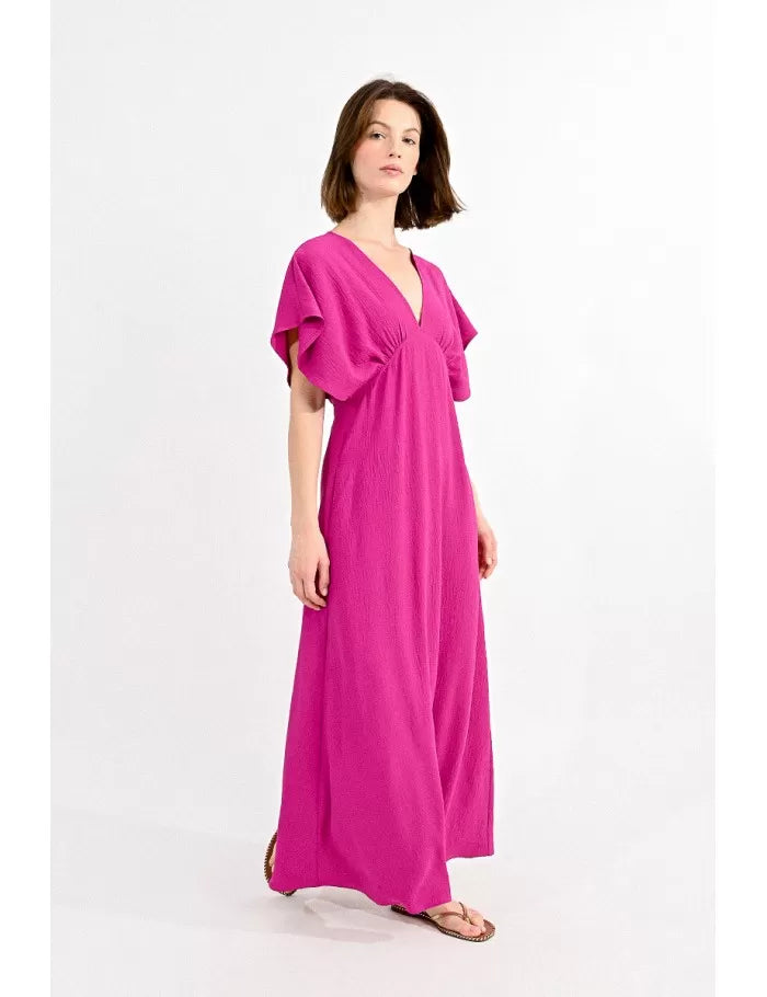 Trendsetting Threads Molly Bracken Purple Betterfly Sleeve Dress