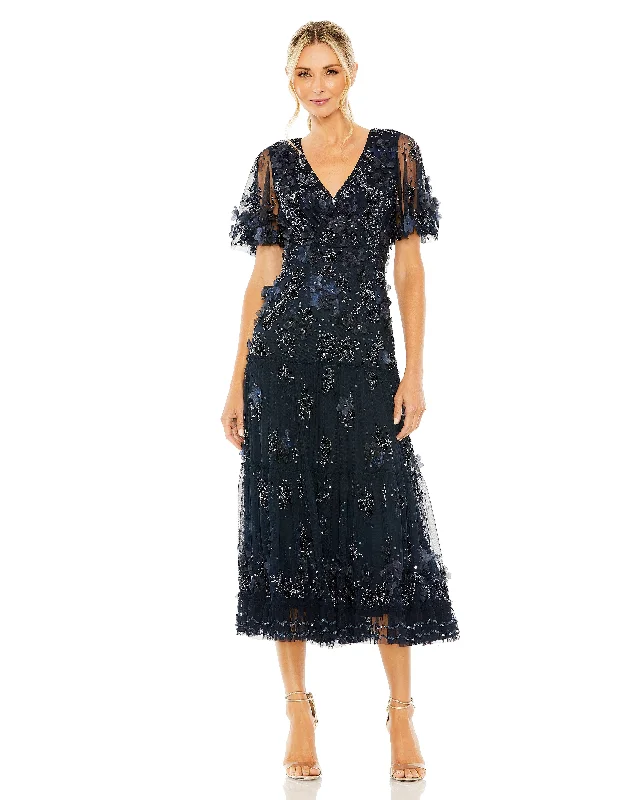 Best Online Women's Boutiques Mac Duggal 9207 Beaded Cocktail Tiered Tea Length Dress Best Online Women's Boutiques Mac Duggal 9207 Beaded Cocktail Tiered Tea Length Dress