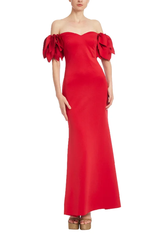 Versatile Style Wardrobe Badgley Mischka EG4167 Fitted Long Formal Petal Sleeve Dress Versatile Style Wardrobe Badgley Mischka EG4167 Fitted Long Formal Petal Sleeve Dress