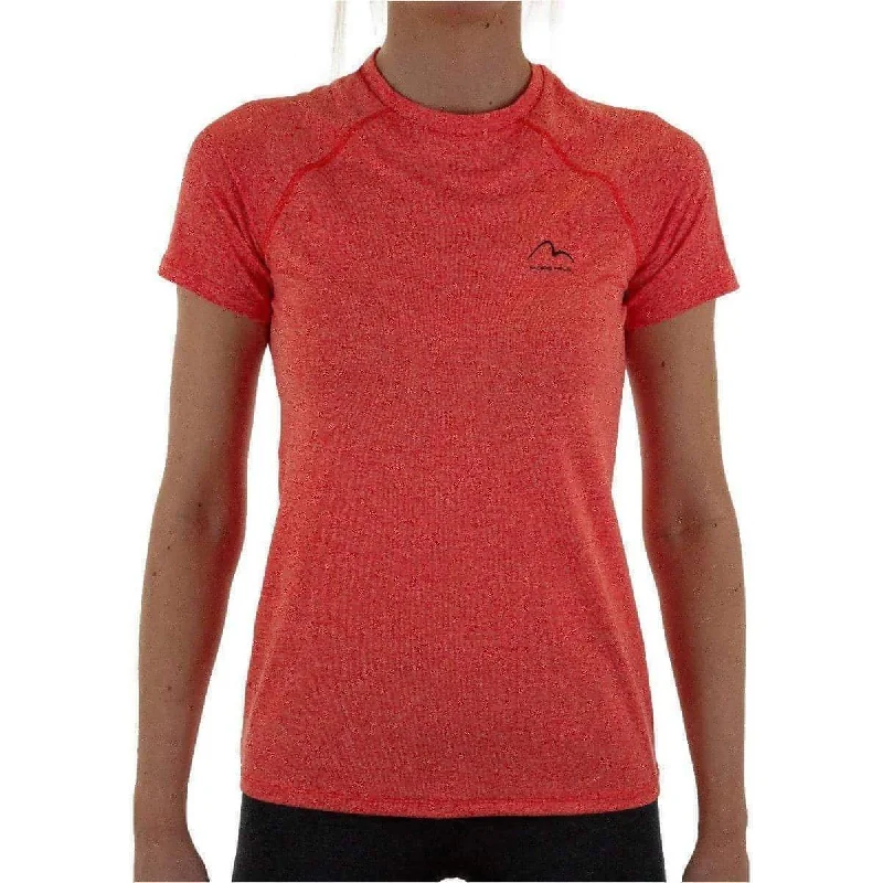 Vintage Clothing For Women More Mile Train To Run Short Sleeve Womens Running Top - Orange