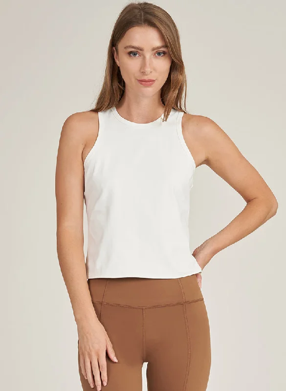 Women's Clothes And Apparel Racerback Crop Tank - FINAL SALE