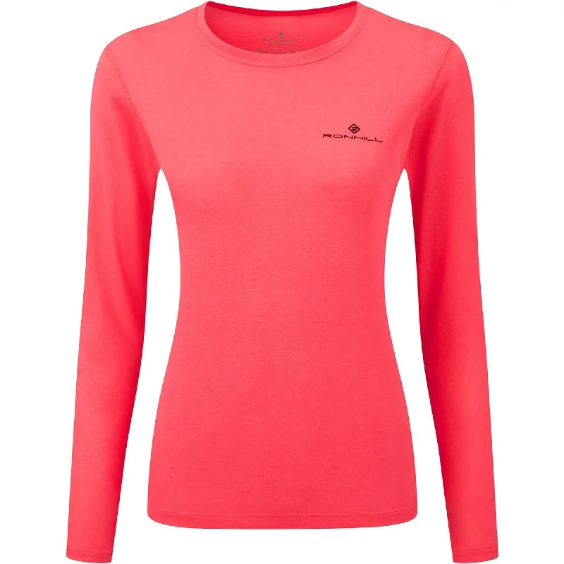 Charming Everyday Clothing For Women Ronhill Core Long Sleeve Womens Running Top - Pink