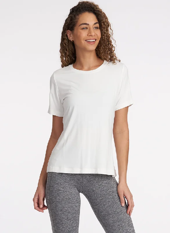 Stylish Outerwear Clothes For Women Ruched Back Tee - FINAL SALE