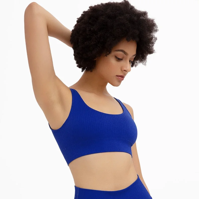 Dark Blue Sports Bra