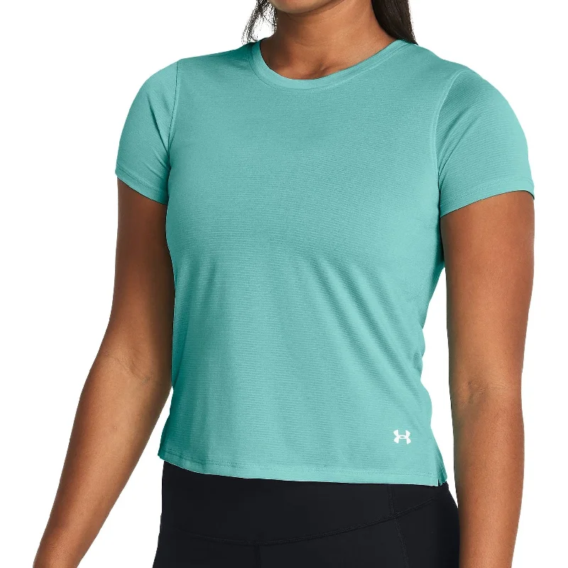 Affordable Women's Attire Under Armour Launch Short Sleeve Womens Running Top - Green Affordable Women's Attire Under Armour Launch Short Sleeve Womens Running Top - Green