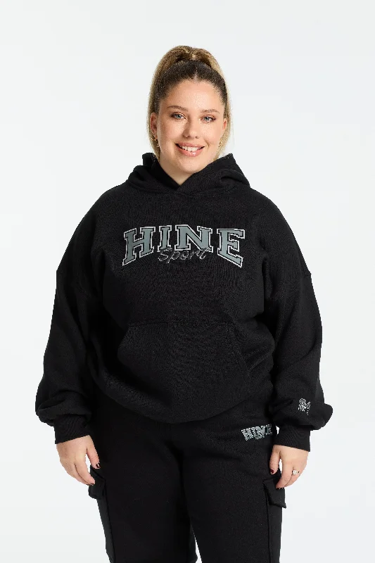 Women's Seasonal Clothes VARSITY 2.0 HOODIE ONYX