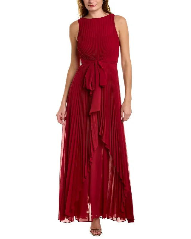 Luxury Women's Clothing Badgley Mischka Accordion Pleated Gown