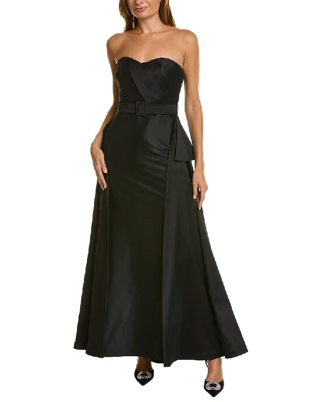 Women's Transitional Apparel Badgley Mischka Draped Gown