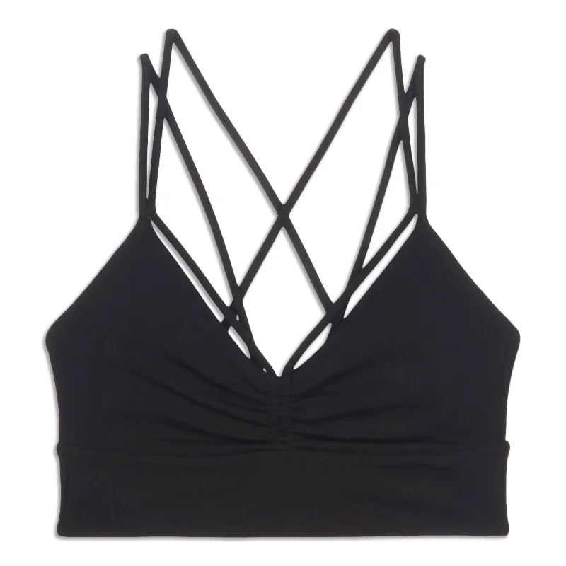 Women's Clothing Nulu Strappy V-Neck Yoga Bra - Resale