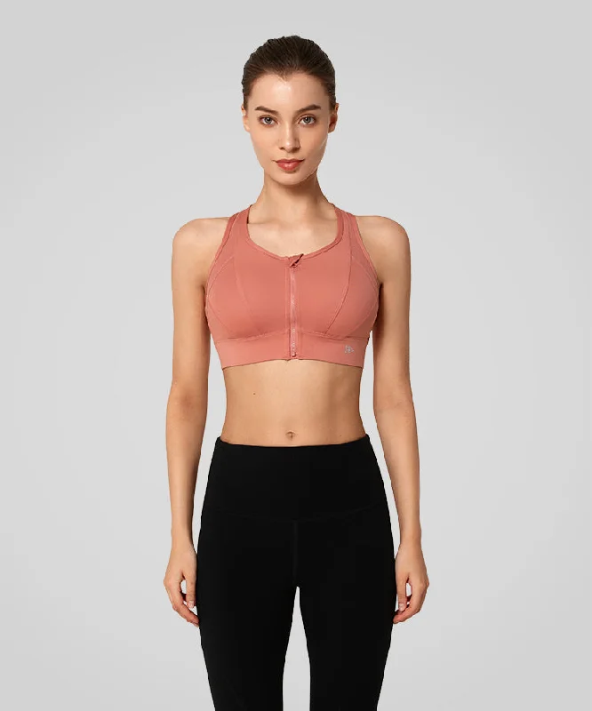 Women's Resort Garments Power Cross Racerback Running Bra | Women's High Support Sports Bra