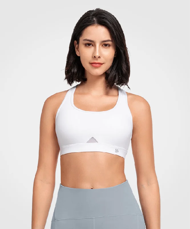 Affordable Women's Attire Shift Scoop Neckline Cut-Out Padded Yoga Bra | Women's Light Support Sports Bra