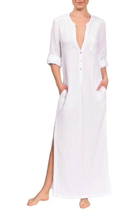 Women's Urban Clothing Tracey Caftan In White