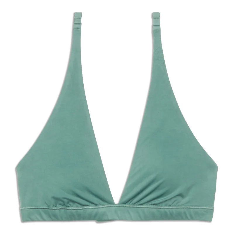 Women's Vacation Outfit Wundermost Ultra-Soft Triangle Bralette A–D Cups - Resale