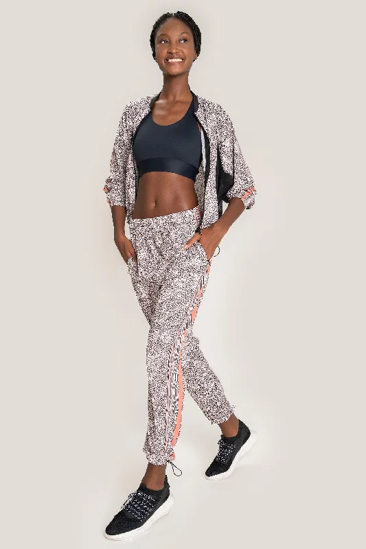 Women's Elegant Evening Outfit Bamboo Stripe Sportif Pants