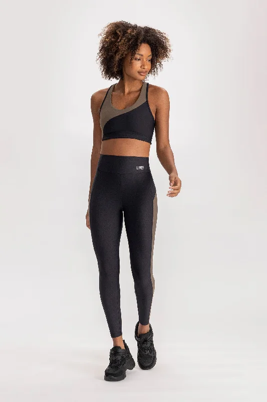 Women's Vacation Outfit Set Hype Block Legging